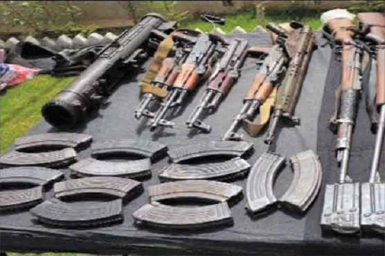 Huge Cache Of Arms Recovered from Dera Murad Jamali