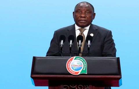 South African President Cyril Ramaphosa has rejected US claims of arms shipments to Russia