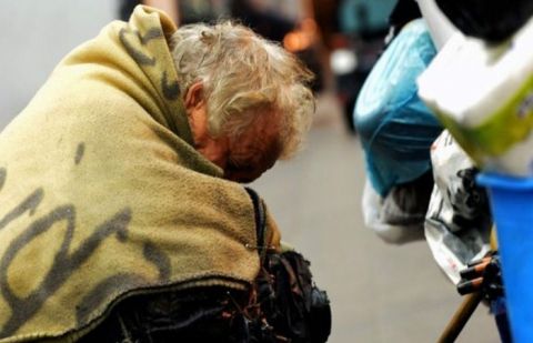 The court found that the homeless man was acting "in a state of need" so his actions could not be considered offences