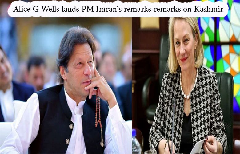 Alice G Wells lauds PM Imran&#039;s remarks remarks on Kashmir