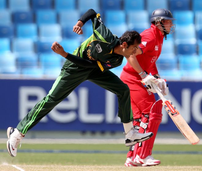 Zia-ul-Haq picked up two wickets in his spell