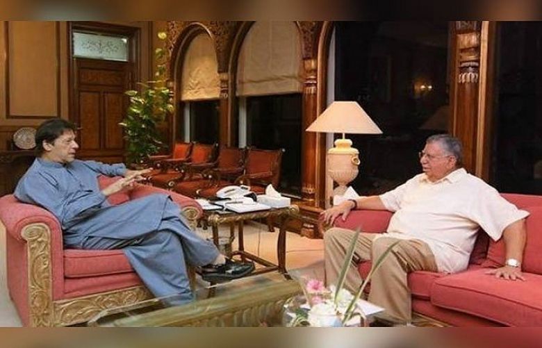 Prime Minister Imran Khan and Shaukat Tareen
