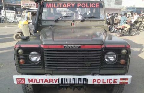 Armed men attack Military Police vehicle, two personnel martyred