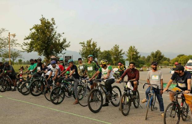 Cycle race held in Islamabad by Tactical Gears