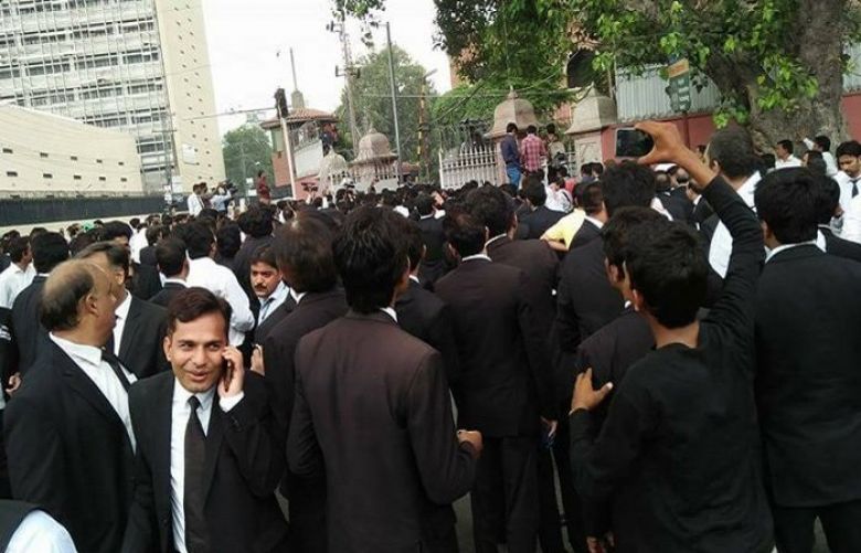  Lawyers, traders protest across Punjab
