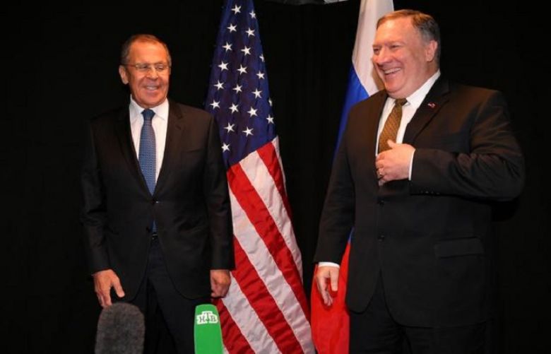 Russian Foreign Minister Sergei Lavrov and U.S. Secretary of State Mike Pompeo