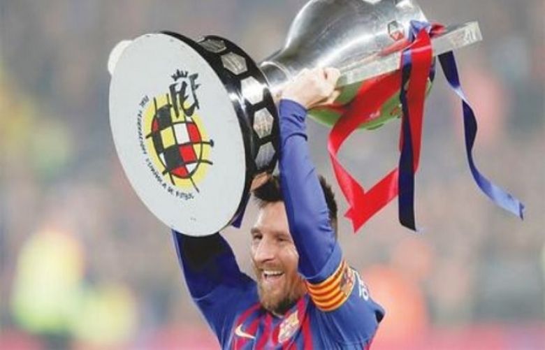 Barcelona captain Lionel Messi 