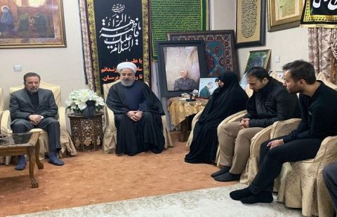 Iranian President calls on Gen Soleimani 's family 