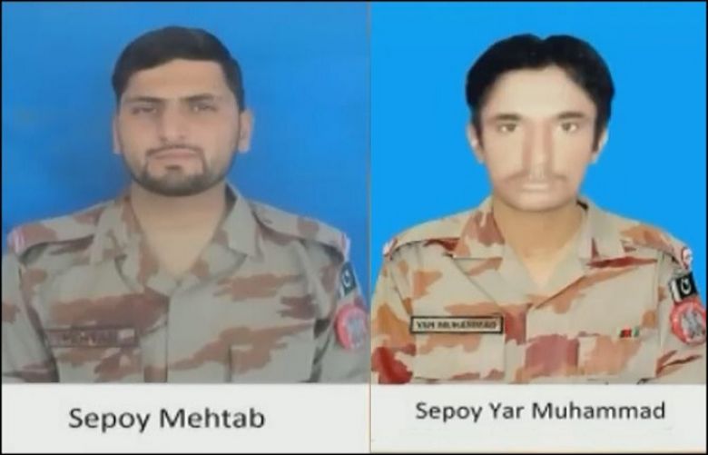 Two FC Personnel Martyred in Balochistan Terror Attack