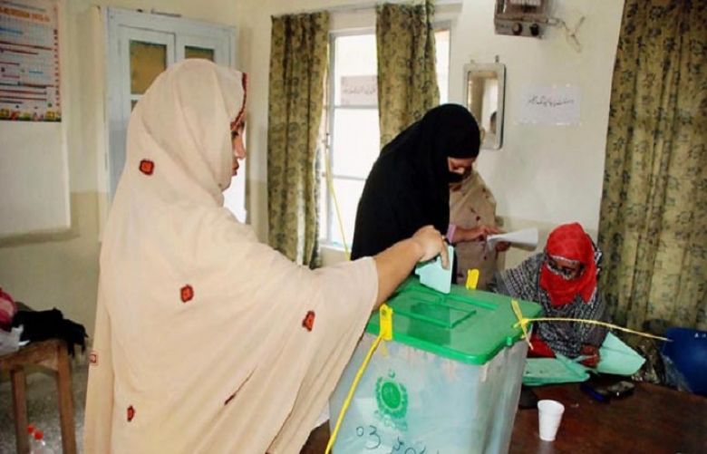 The polling for by-election on PS-94 Korangi has started