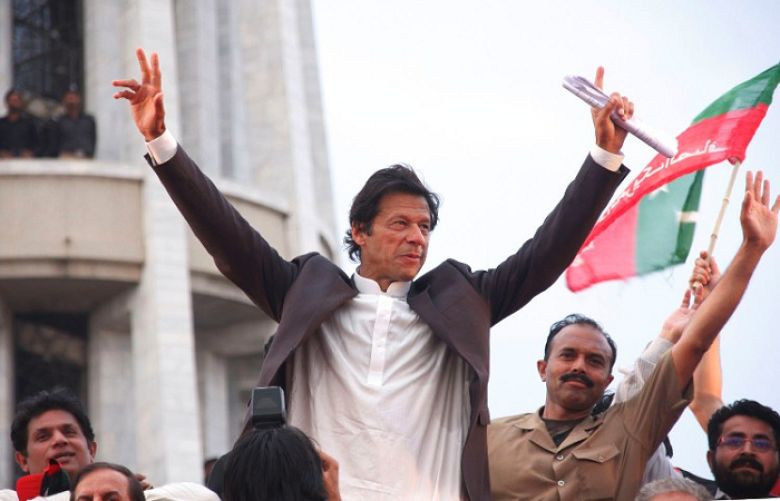 Former prime minister and Pakistan Tehreek-e-Insaf (PTI) Chairman  Imran Khan 
