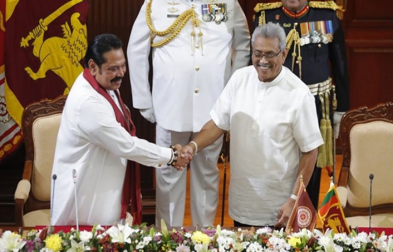 Ex-President Mahinda Rajapaksa sworn in Sri Lanka’s new PM
