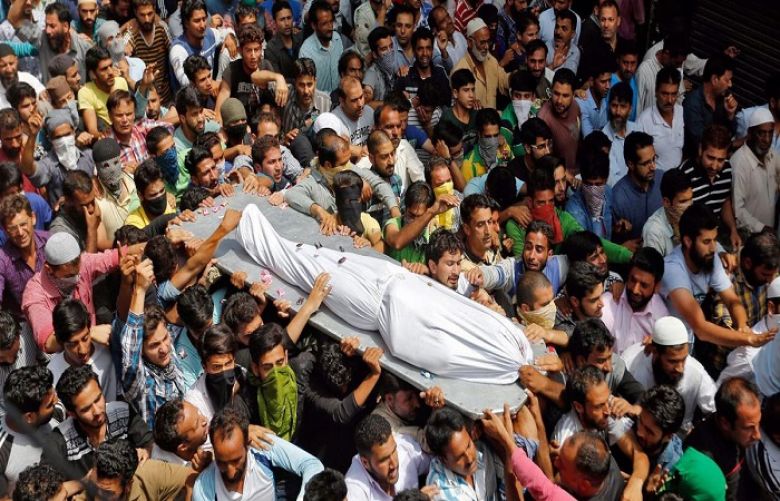 Indian forces martyr six Kashmiris in IoK&#039;s Shopian district