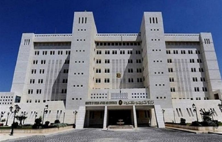 Syria’s Ministry of Foreign Affairs and Expatriates building
