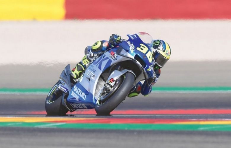 Rins battles past Marquez to seal victory at Aragon MotoGP