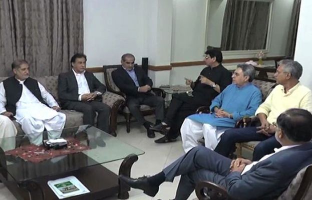Joint opposition meets MQM-P leaders