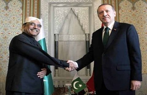 President of Pakistan Asif Ali Zardari and his Turkish counterpart, Recep Tayyip Erdoğan