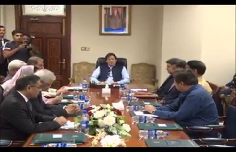 PM Khan holds meeting of Kashmir Core Group