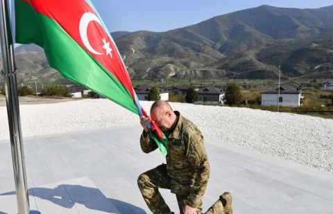 Azerbaijan’s flag flies in Karabakh capital