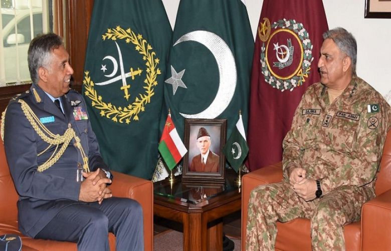 Commander Royal Air Force Oman, COAS discuss matters of regional security
