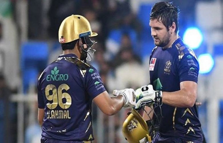 Quetta Gladiators overpowered Multan Sultans by six wickets