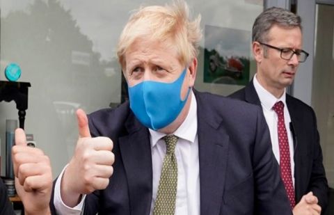British PM Boris Johnson urges people to stay calm during coronavirus panic