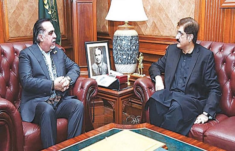 Sindh Governor Imran Ismail and Chief Minister Murad Ali Shah