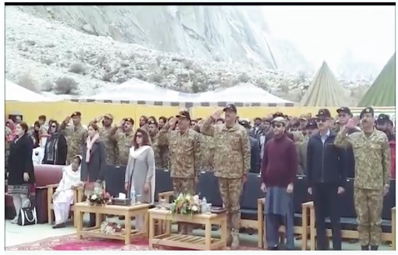 Ceremony held in Gayari to pay tribute to martyrs: ISPR