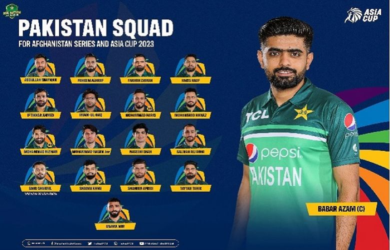 Pakistan announce squad for Asia Cup, Afghanistan series