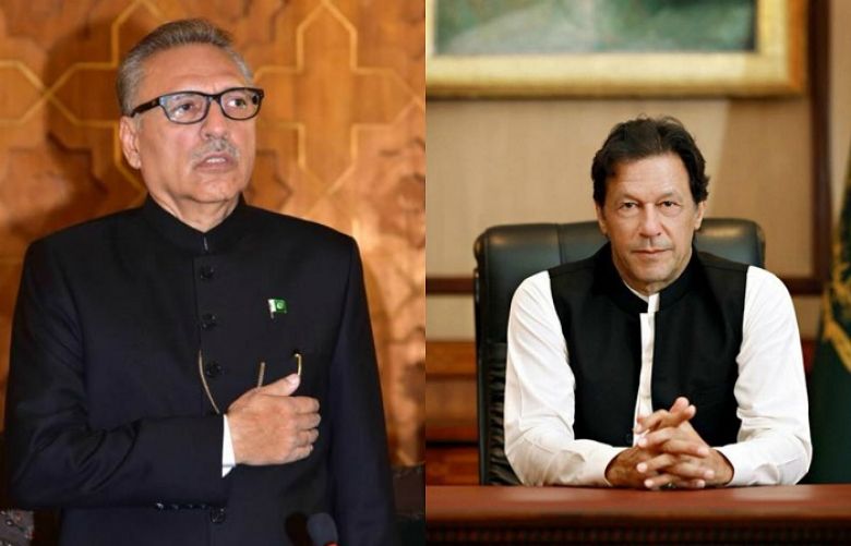 Prime Minister Imran Khan and President Dr Arif Alvi
