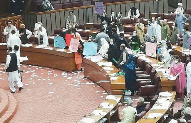 Petroleum price Hike, Opposition stages protest in National assembly 