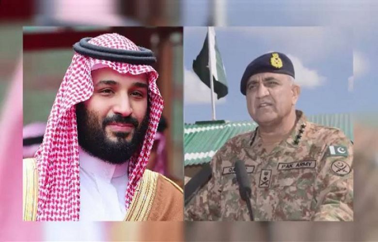 Chief of Army Staff (COAS) General Qamar Javed Bajwa called Saudi Arabia’s Crown Prince Mohammed bin Salman
