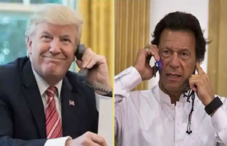 Prime Minister Imran Khan has called United States President Donald Trump