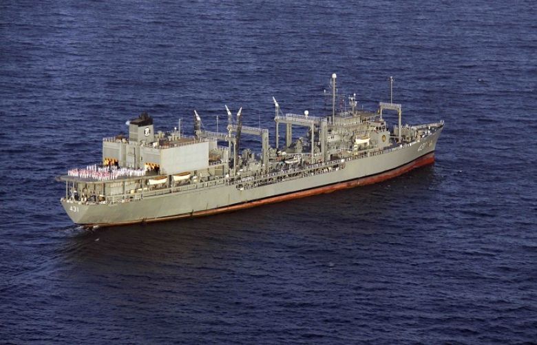 Iran’s navy vessel sinks after fire in Gulf of Oman
