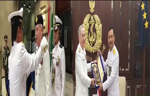 Indonesia confers highest military award upon Naval Chief
