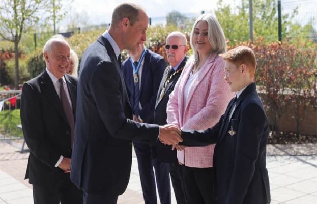 Prince William makes first public appearance after his, Kate Middleton&#039;s new titles