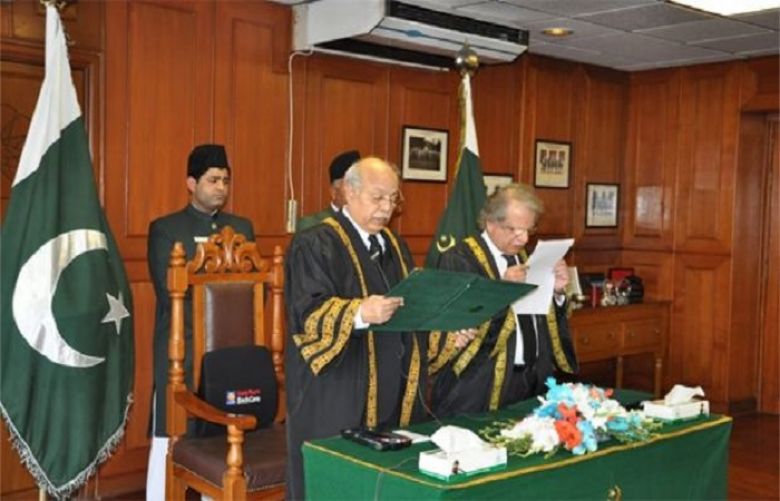 Justice Gulzar Ahmad took oath as the Acting Chief Justice of Pakistan