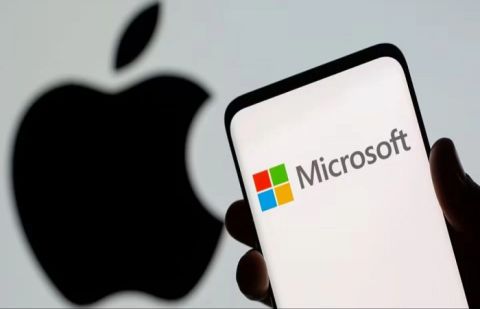 Apple faces challenge from Microsoft for world’s most valuable company title