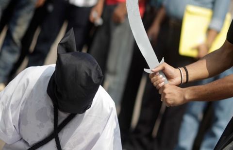 Saudi executions are carried out by beheading with a sword