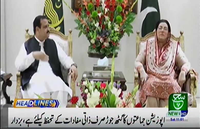 Special Assistant to the Prime Minister Dr. Firdous meet with Punjab Chief Minister Sardar Usman Buzdar