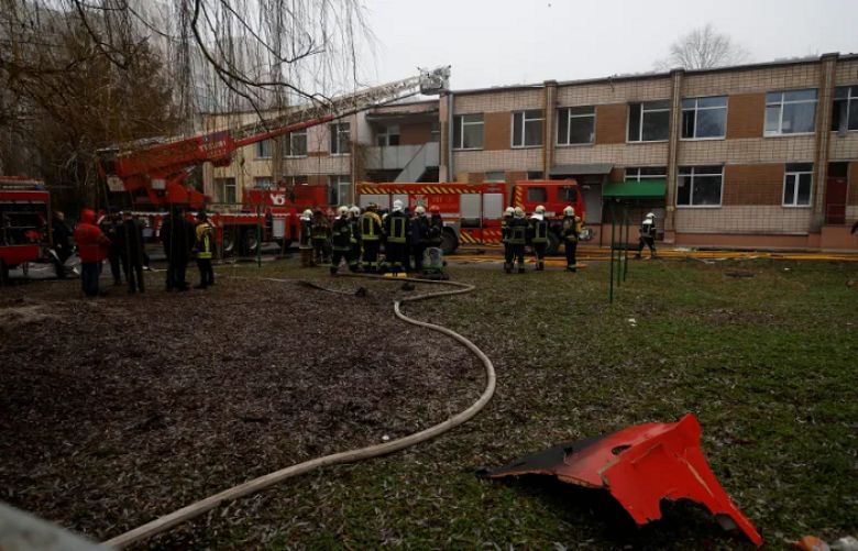 Ukraine interior minister among 16 dead in helicopter crash