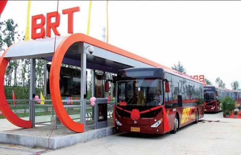 KP govt took notice of death of a woman after being hit by a bus during the BRT test run
