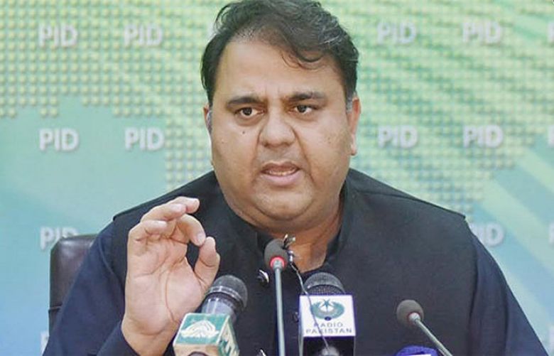 Minister for Information and Broadcasting Chaudhary Fawad Hussain
