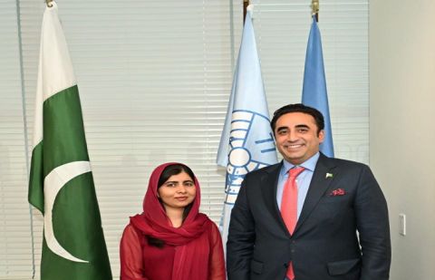 FM Bilawal, Malala discuss impact of flood disasters on child education