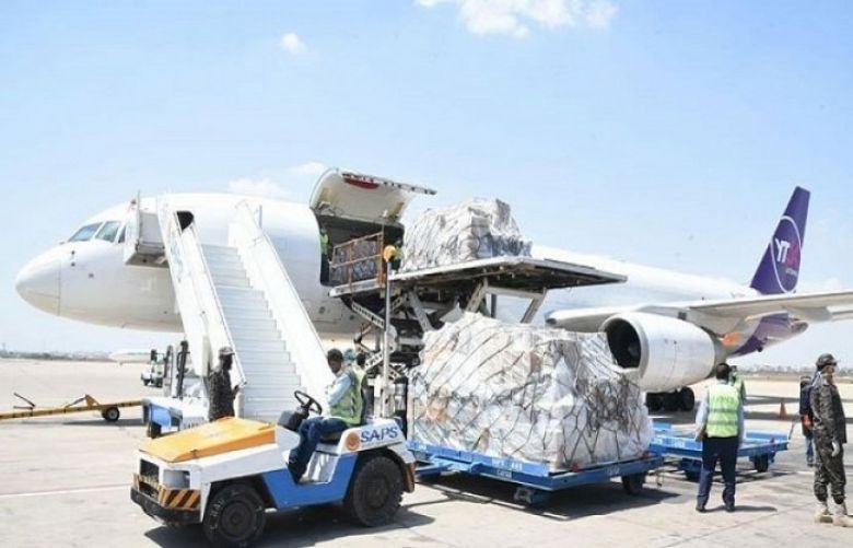 Another aircraft of China carrying medical supplies arrived in Karachi
