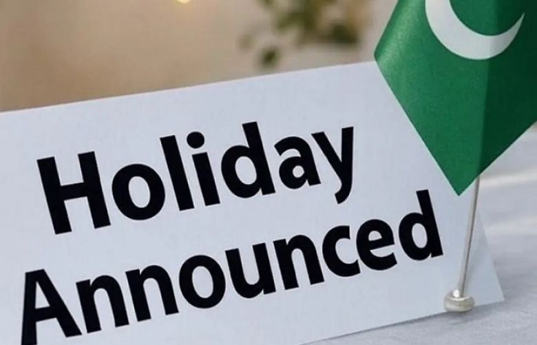 Islamabad declares local holiday on April 9 and 10