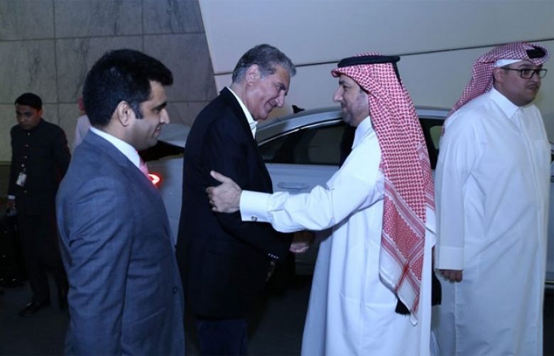 FM Qureshi arrived in Qatar on one-day official visit