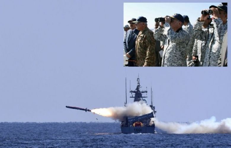 Pakistan Navy test fires surface to surface anti-ship missile