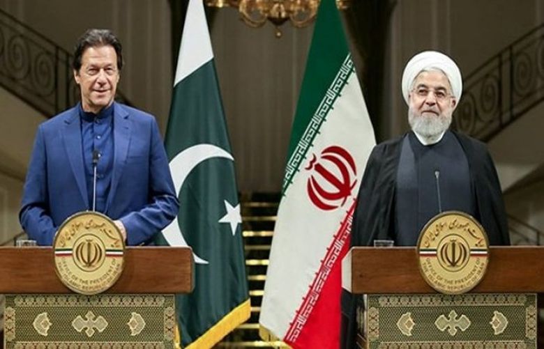 Prime Minister Imran Khan and Iranian President Hassan Rouhani
