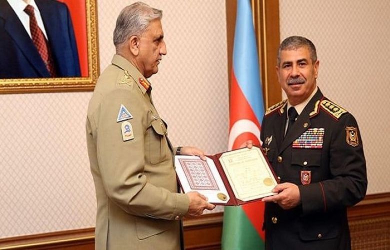 Chief of Army Staff (COAS) General Qamar Javed Bajwa on Monday held talks with Azerbaijan President Ilham Aliyez and Col. Gen. Hasanov Zakir Oglu